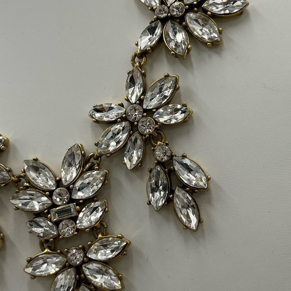 J. Crew Jeweled Cluster Drop Necklace - Picture 4 of 11